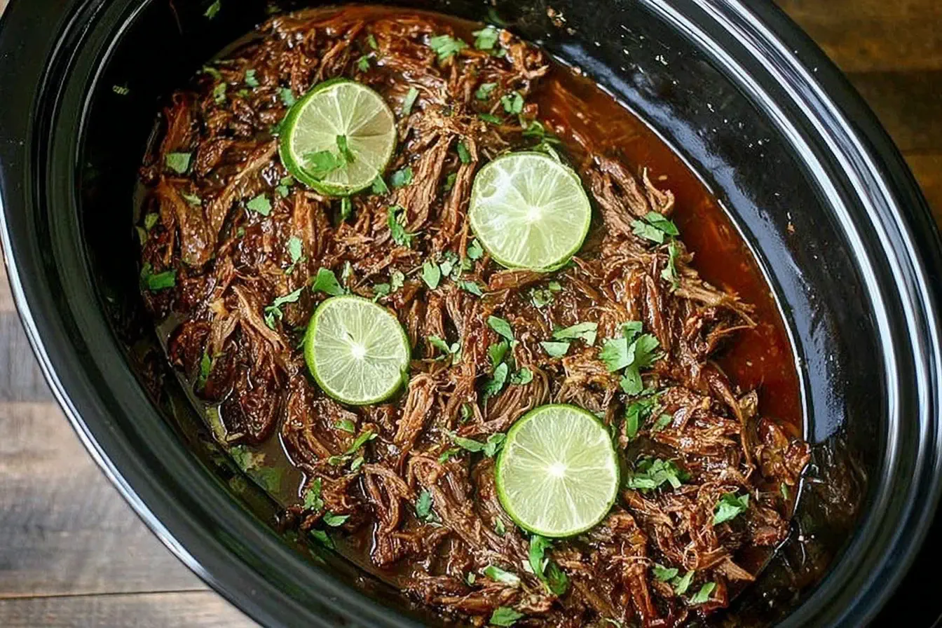 Easy Slow Cooker Barbacoa Beef: Melt-in-Your-Mouth Tender